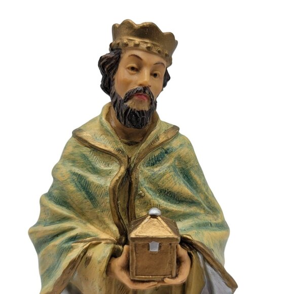 DiGiovanni by Autom Nativity Wise Man Gaspar Polyresin Figure 1998 Christmas VTG - Picture 2 of 9